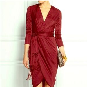 Altuzarra Jersey Wine Dress
